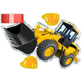 Schultüte - Dekorations Set - Bastelset Easy Line Traktor - Zubehör